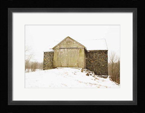 Framed Majestic in the Snow Print