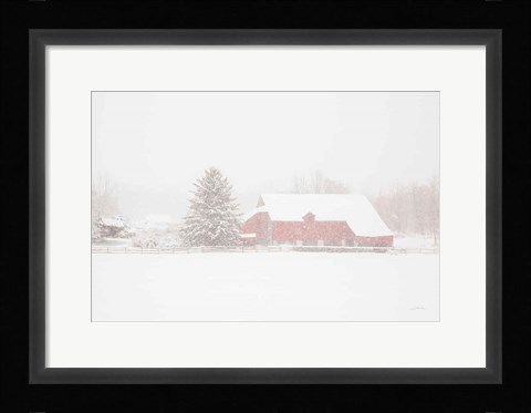 Framed Big Red Print