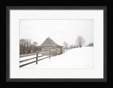 Framed Fenced In Print