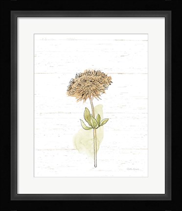 Framed Flowers in Autumn Print