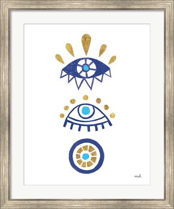 Framed Evil Eye II Print