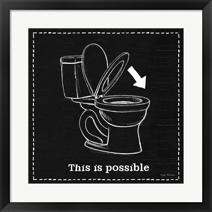 Framed Home Improvement VI Black Print