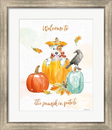 Framed Harvest Dogs IV Print