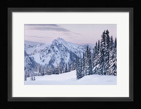 Framed Tatoosh Range Print