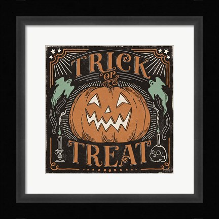 Framed Scaredy Cats II Print