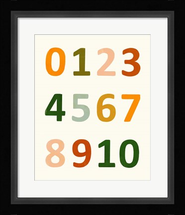 Framed ABC 123 II Print