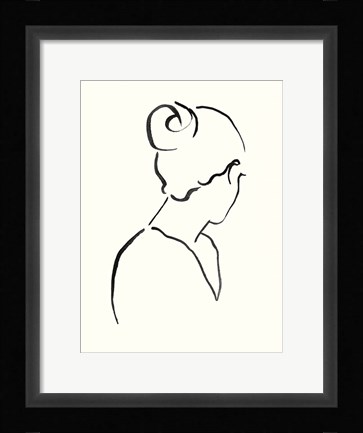 Framed Minimal Profile II Print