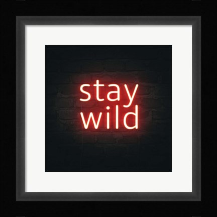 Framed Neon Inspo I Print