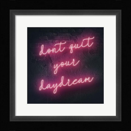 Framed Neon Inspo III Print