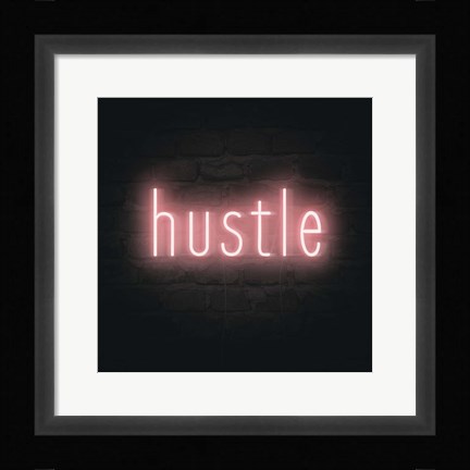 Framed Neon Inspo V Print