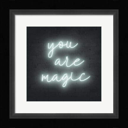 Framed Neon Inspo VI Print