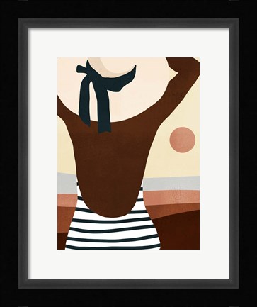 Framed Sunseeker Bathers I Print
