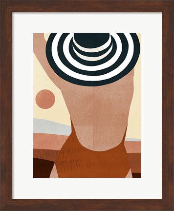 Framed Sunseeker Bathers II Print