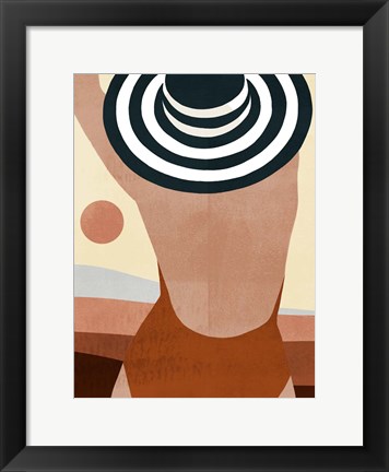 Framed Sunseeker Bathers II Print