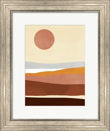 Framed Sunseeker Landscape II Print