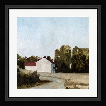 Framed Quiet Farmhouse II Print