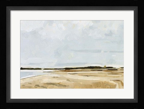 Framed Quiet Coast I Print