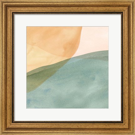 Framed Pastel Color Study III Print