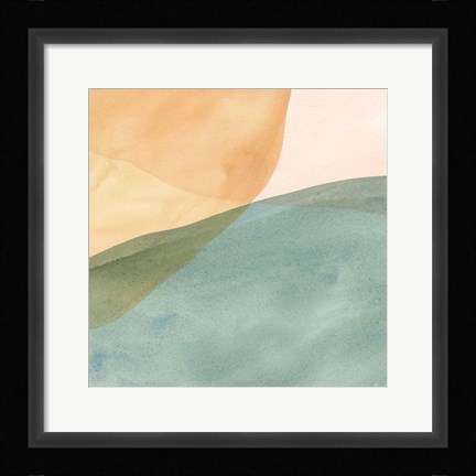 Framed Pastel Color Study III Print