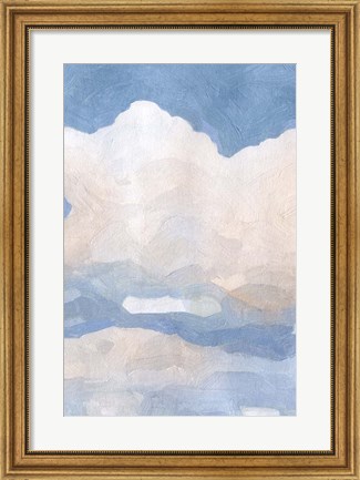 Framed Clouds II Print