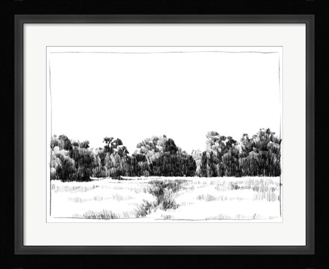 Framed Northern Neck Landscape I Print