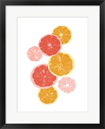 Framed Festive Fruit II Print