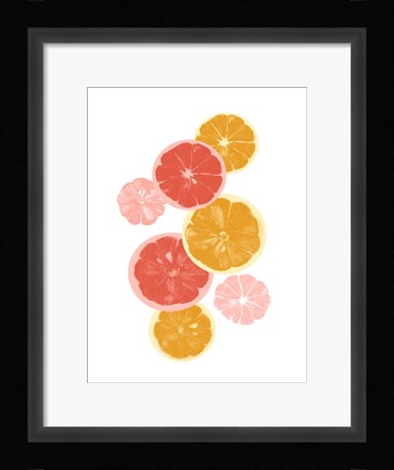 Framed Festive Fruit II Print