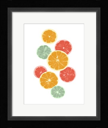 Framed Festive Fruit III Print