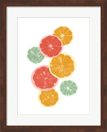 Framed Festive Fruit IV Print