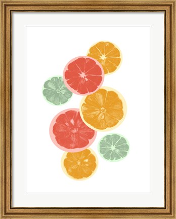 Framed Festive Fruit IV Print