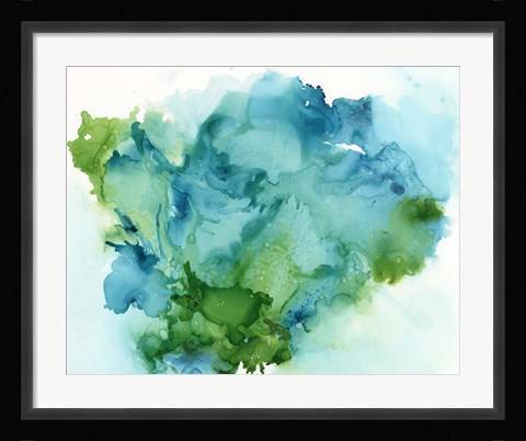 Framed Leafy I Print