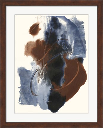 Framed Denim &amp; Rust II Print