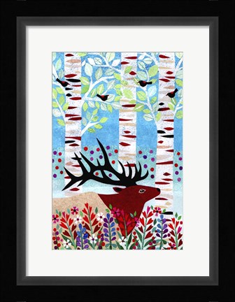 Framed Forest Creatures I Print