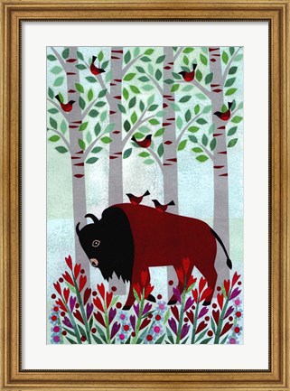 Framed Forest Creatures VI Print