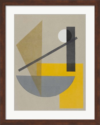 Framed Homage to Bauhaus VII Print