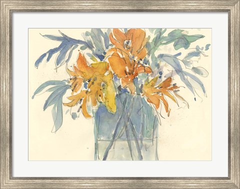 Framed Day Lily Moment II Print