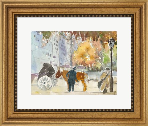 Framed Autumn in New York - Study II Print