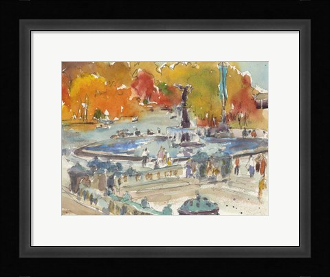 Framed Autumn in New York - Study IV Print