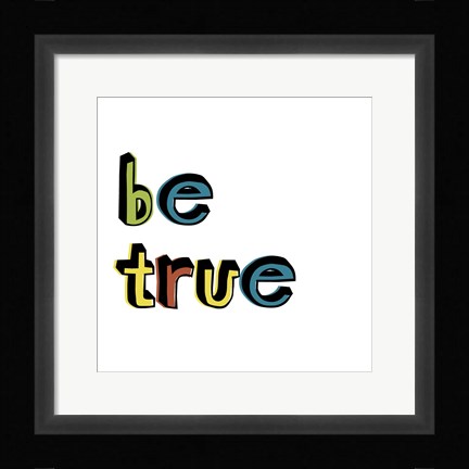 Framed Kind Kids III Print