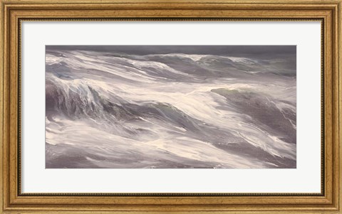 Framed Unsettled Seas Print