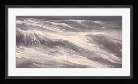 Framed Unsettled Seas Print