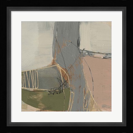 Framed Swinging Lines II Print