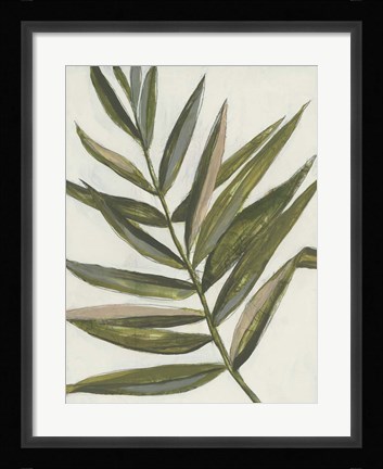 Framed Pastel Frond II Print