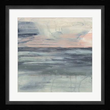 Framed Pastel Coast II Print