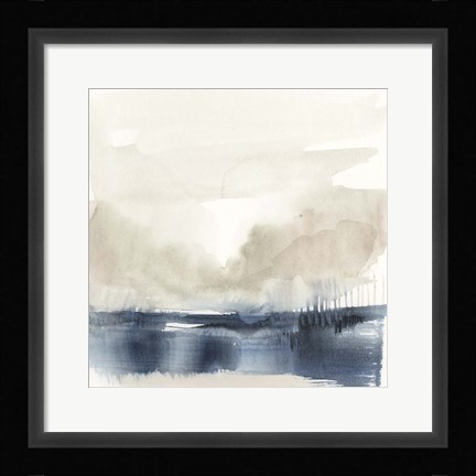 Framed Fog on the Horizon II Print