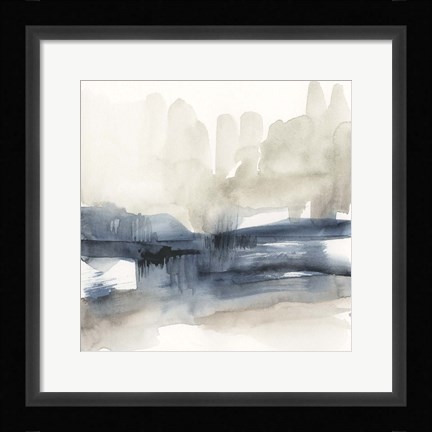 Framed Fog on the Horizon III Print