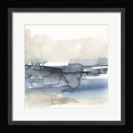 Framed Fog on the Horizon V Print