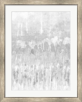 Framed White Coast II Print