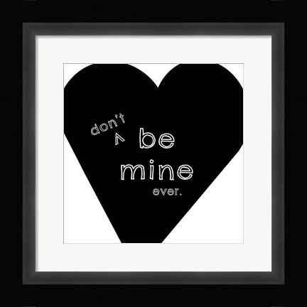 Framed Vale-Nope II Print