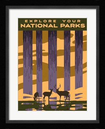 Framed American Wayfarer II Print